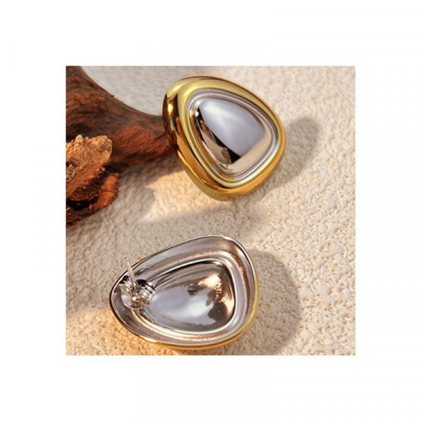 Серьги-пусеты Абстрактные треугольники CJP52612