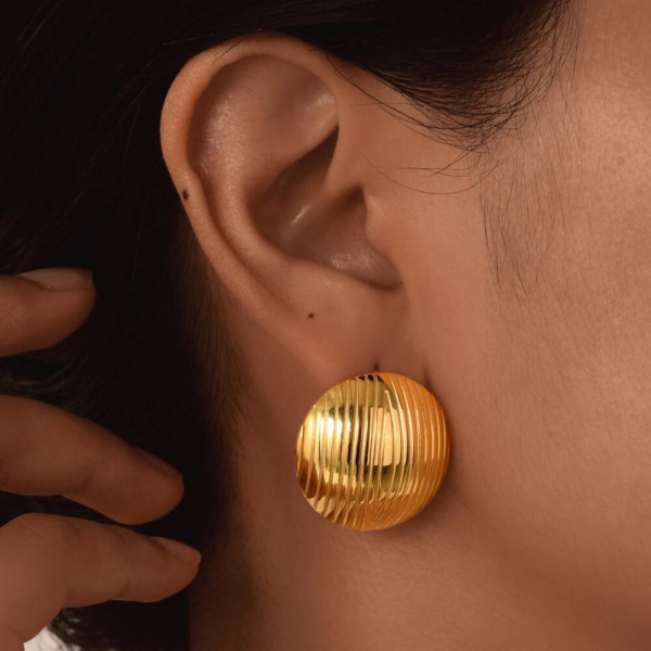 Серьги сталь CJH33454