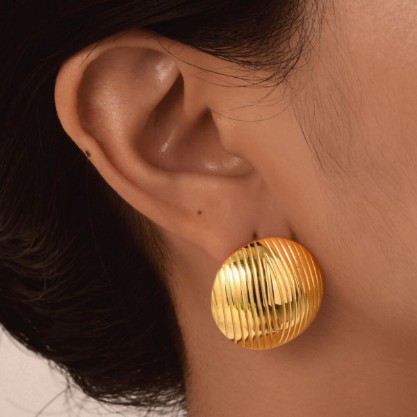 Серьги сталь CJH33454