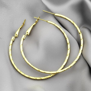 Серьги-обручи D78231МСК