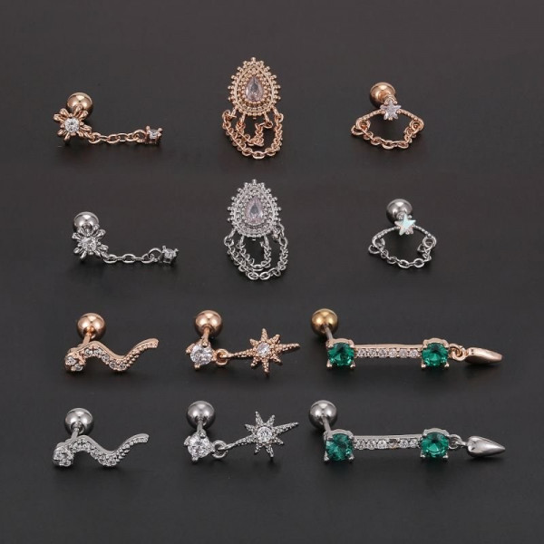 Пирсинг в уши CJE09274