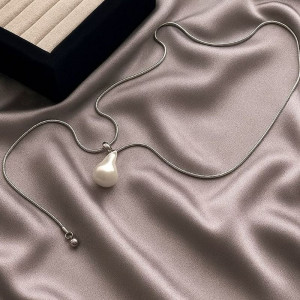 Цепочка титановая  сталь жемчуг 1J12235CJJ