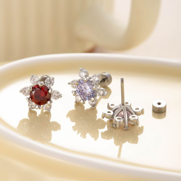 Серьги Цветы CJJ30680