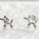 Серьги-пусеты «Собачка из шарика» N72290