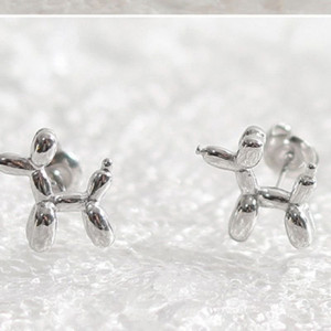 Серьги-пусеты «Собачка из шарика» N72290