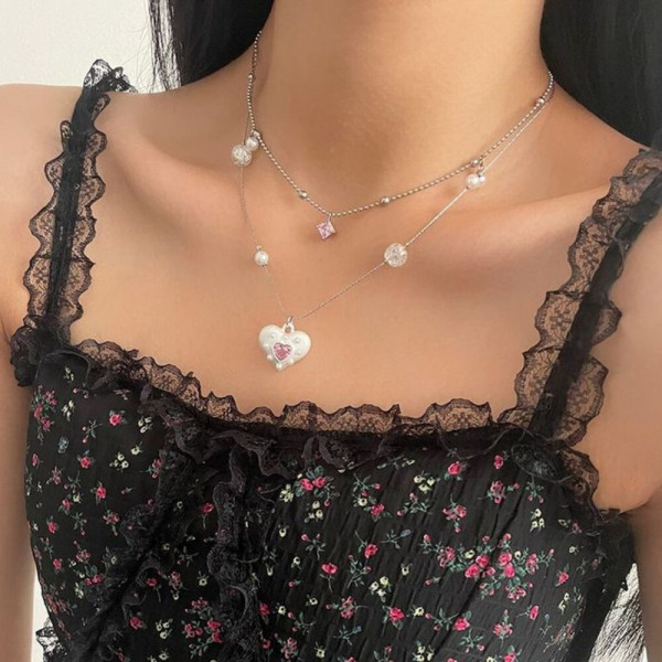 Колье из стали CJH92532