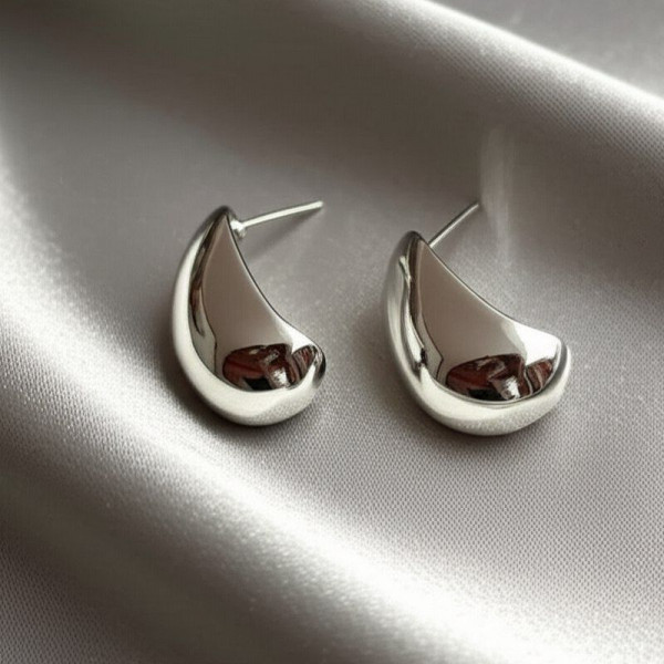 Серьги-гвоздики капли J10047CJJ