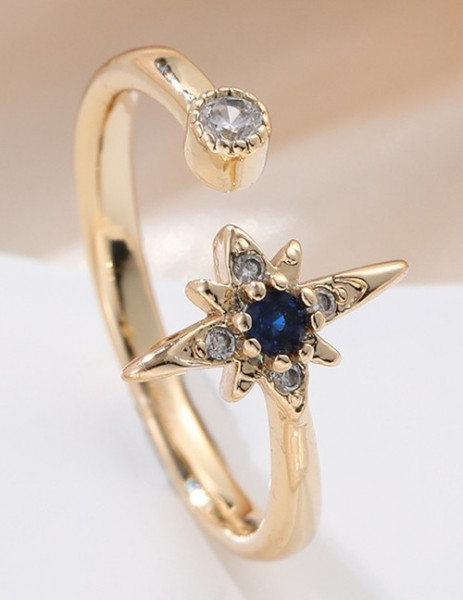 Массивное кольцо с тремя рядами фианитов U81955