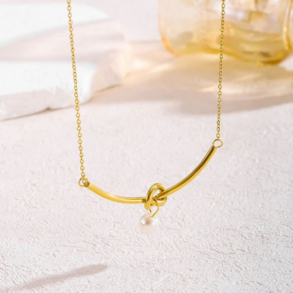 Колье из стали CJJ29756