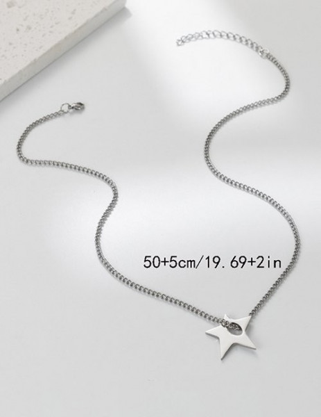 Цепочка с крупной геометрической подвеской в форме звезды M20694