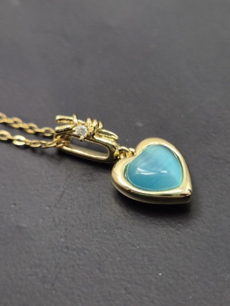 Колье медицинская сталь с напылением золотом J10824CJJ