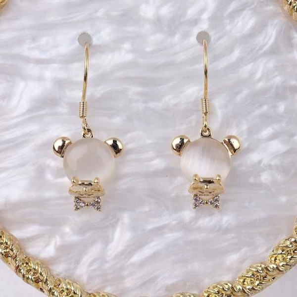 Серьги медь с напылением золотом J10655CJJ