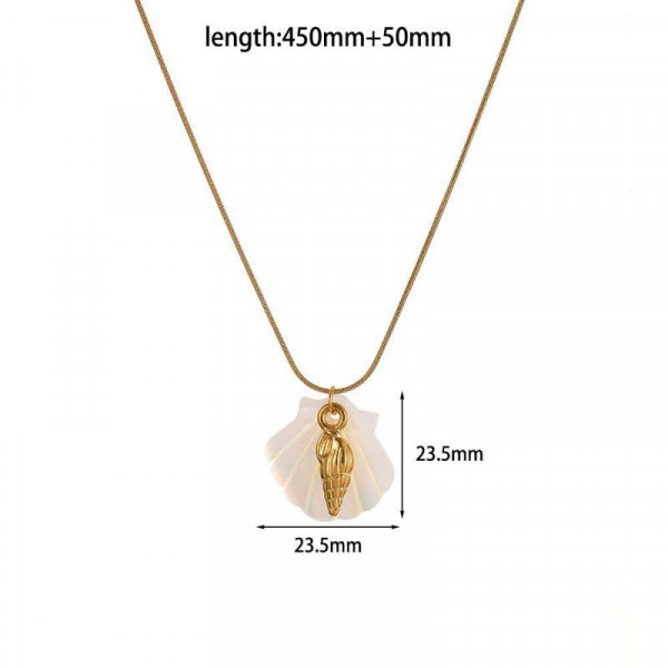 Колье из стали CJN31941