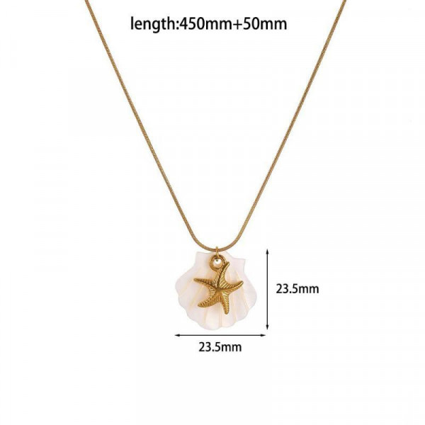 Колье из стали CJN31941