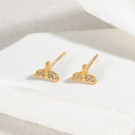 Серьги-пусеты хвостики CJJ26093