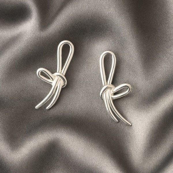 Серьги-гвоздики медь напыление платиной 1J12407CJJ