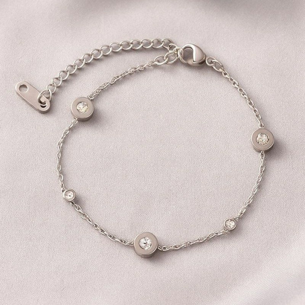 Браслет-нить с круглыми медальонами 1J12012CJJ