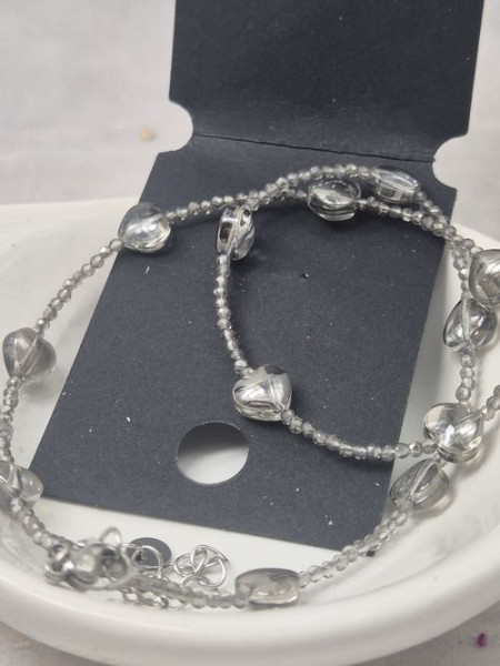 Тонкая цепочка с равномерно распределенными кристальными шармами J11433CJJ