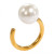 Минималистичное кольцо с крупной жемчужиной CJL25912