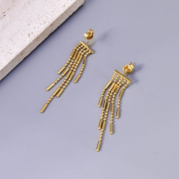 Серьги-кисти CJL14418