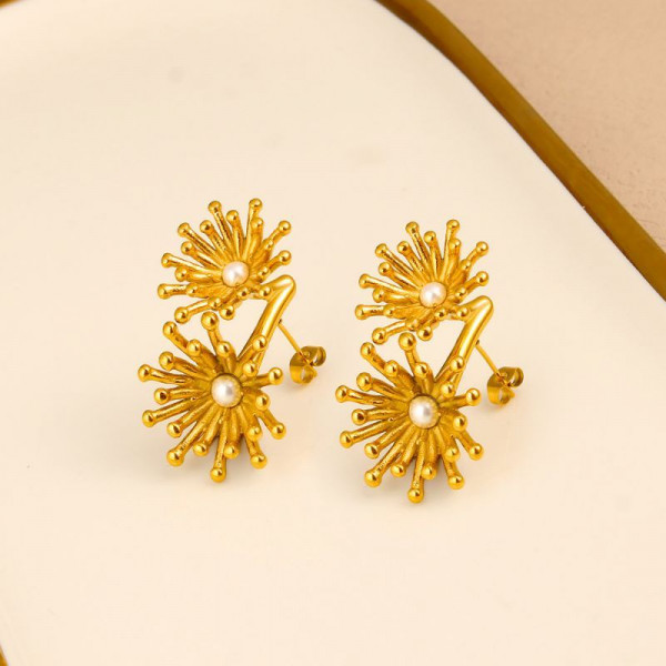 Серьги сталь CJP52852