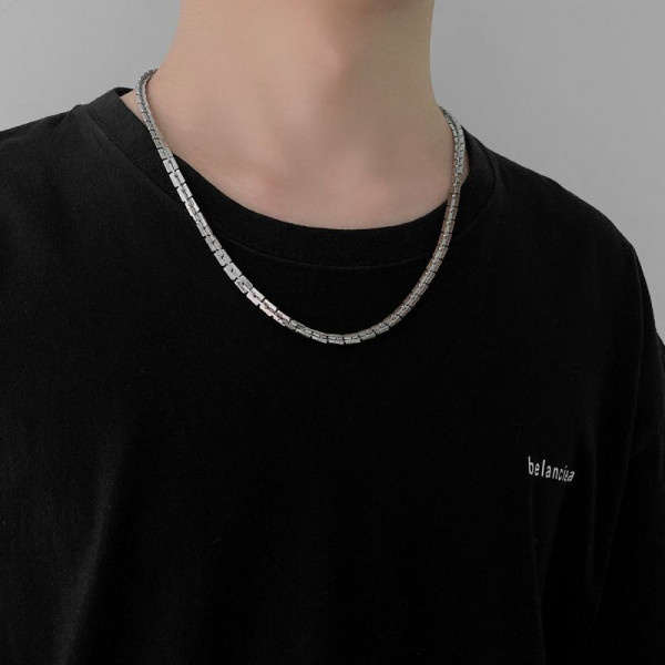 Базовая стальная цепочка среднего плетения CJH78396